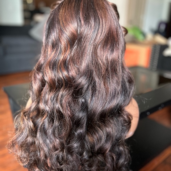 24’ Hand painted pre-custom highlight Lace-front Bodywave - Picture 4 of 12